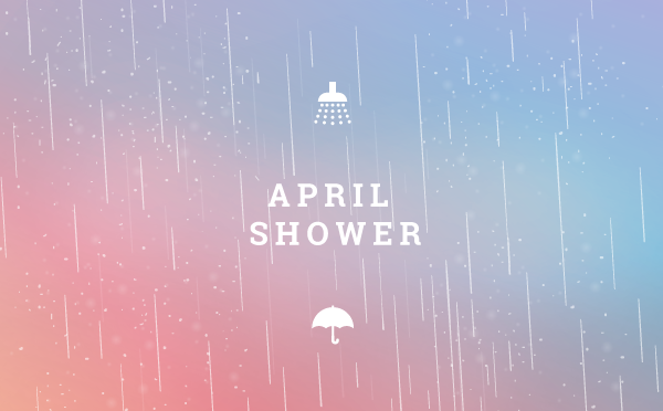 Слово shower. April Showers PROLETER обложка. April Showers.